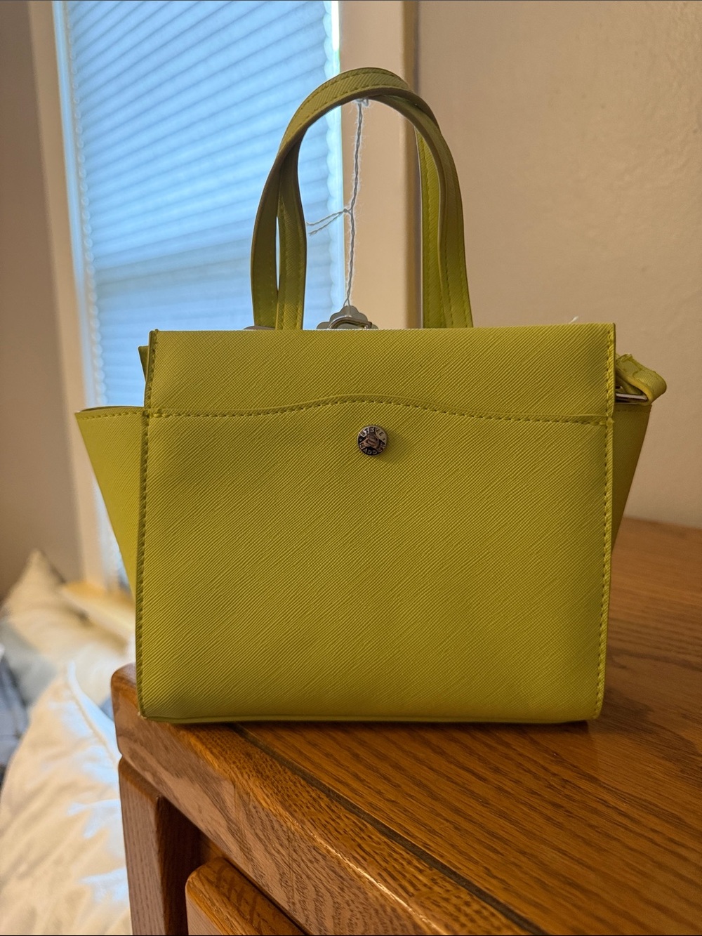 Steve Madden Lime Green Mini Tote Bag